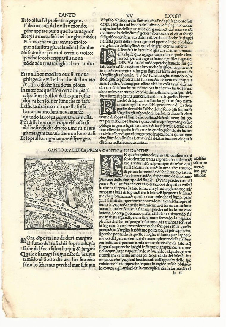 1507 Dante Leaf Woodcut Inferno (1 of 1)
