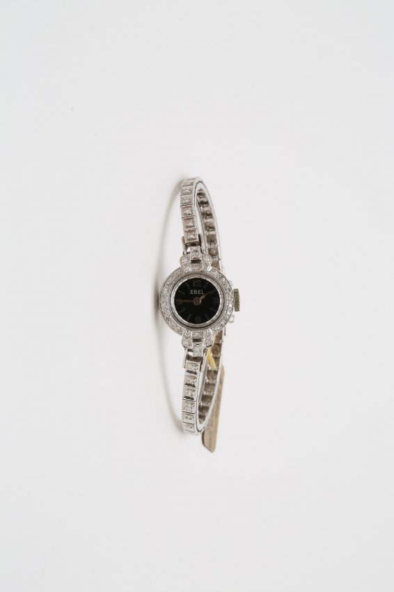 Ladies 1950s Platinum Ebel Diamond Watch (1 of 4)