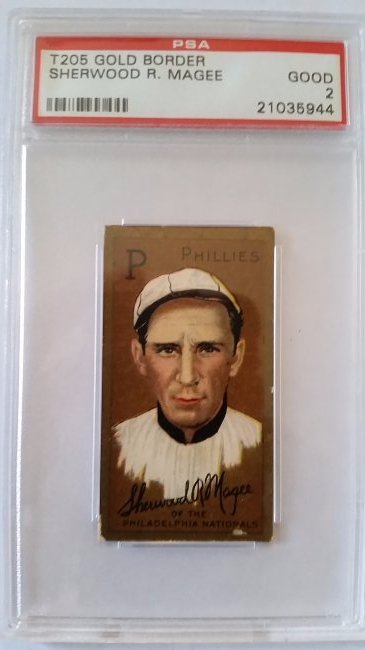 1911 Sherwood R. Magee T205 t-205 PSA 2 Phillies (1 of 1)