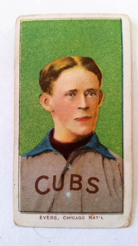 1909-11 T206 Johnny Evers portrait version Cubs (1 of 2)