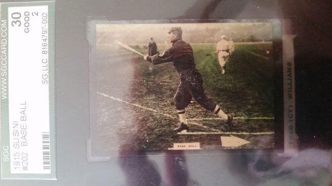 1915 Tris Speaker Susini Tobacco #202 Baseball card (1 of 1)