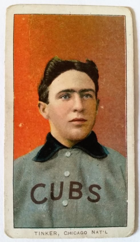 1909-11 T206 Joe Tinker Baseball Cubs (1 of 2)