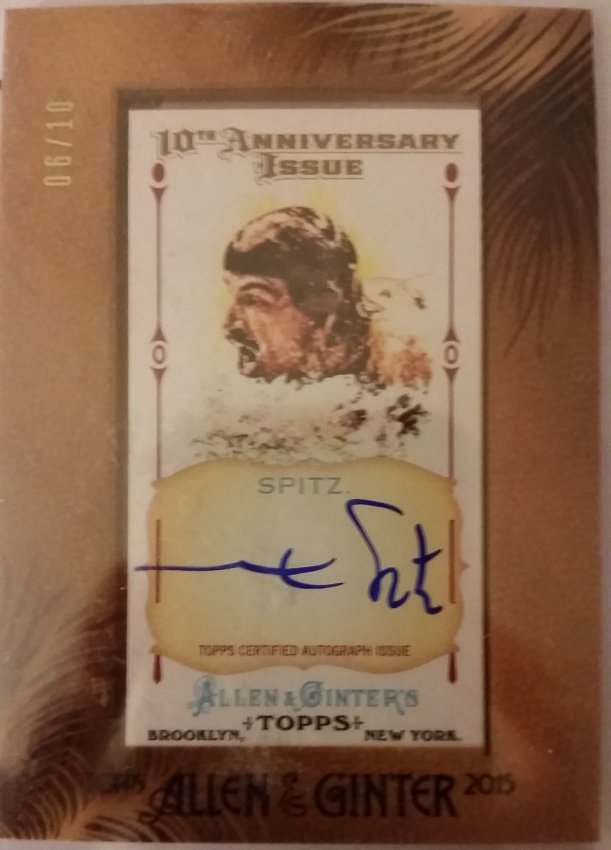 2015 Topps Mark Spitz Autograph #ed 6/10 (1 of 1)