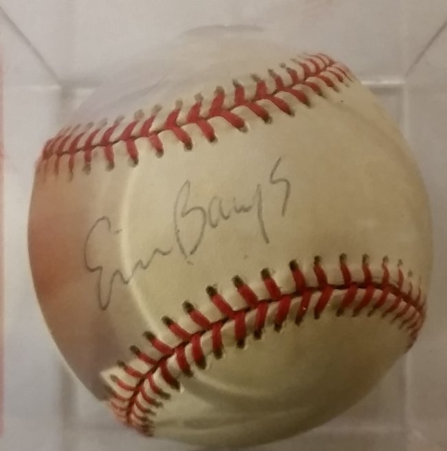 Ernie Banks autograph baseball (1 of 1)
