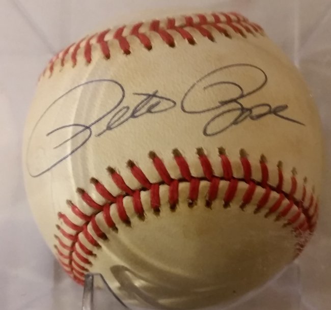 Pete Rose autograph baseball (1 of 1)