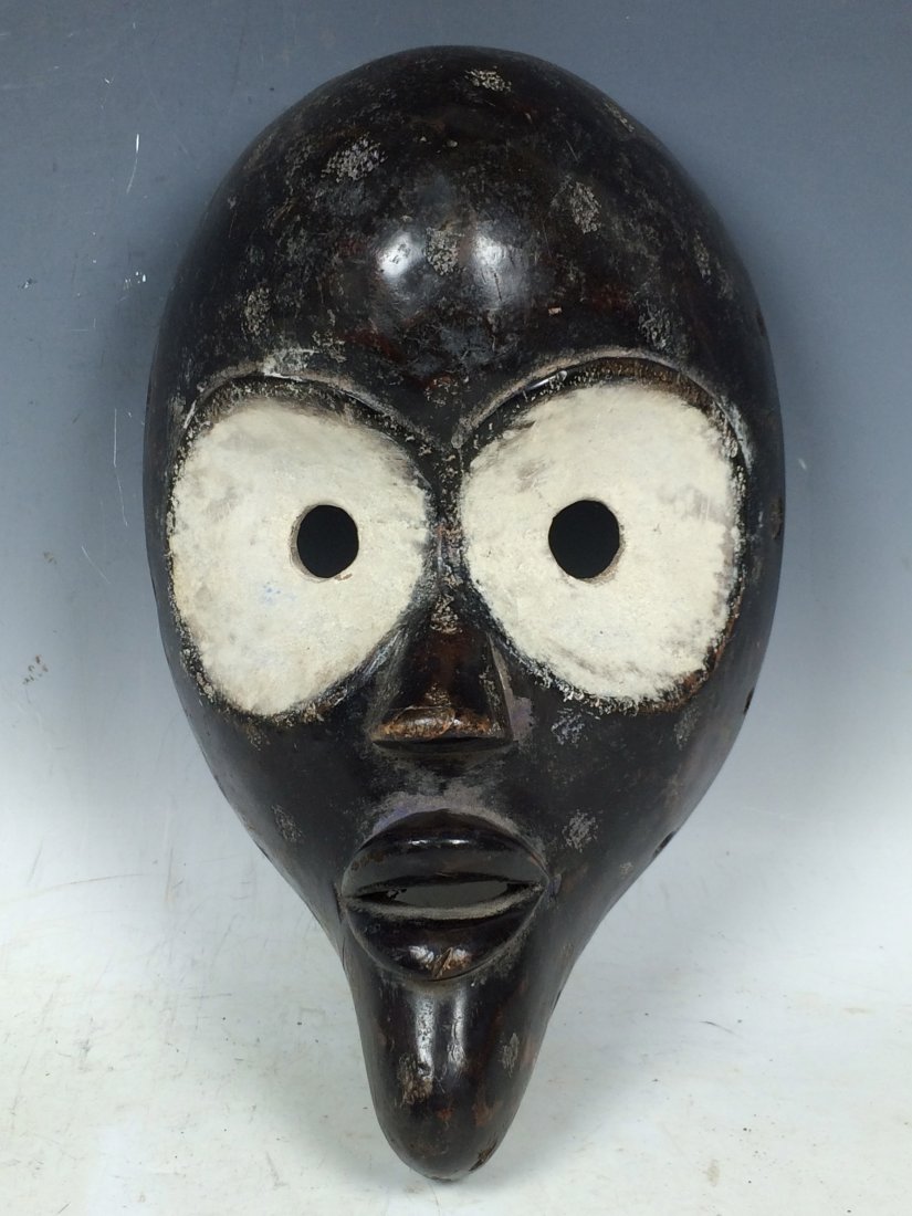 Dan Mask: African Art Dan Mask from Ivory Coast 11"H x 7"W No Reserve This item ships from New York, NY.