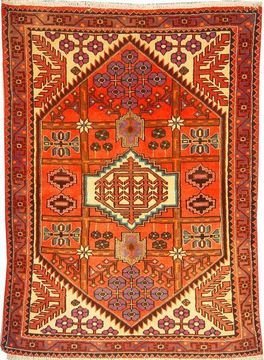 Persian Rug Saveh Hand Knotted 4'11" X 3'5" (1 of 1)