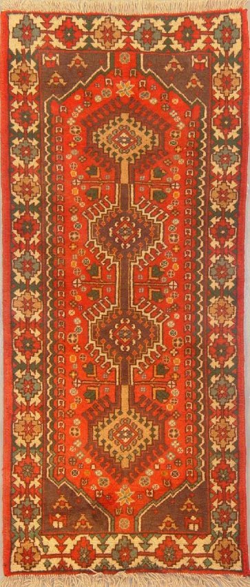 Persian Rug Yalameh Hand Knotted 6'1" X 2'7" (1 of 1)