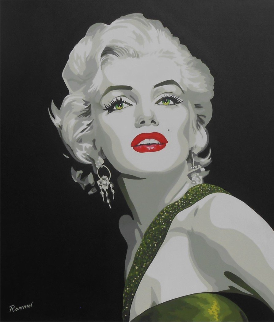 Emerald Green Marilyn Monroe by Rommel (1 of 1)