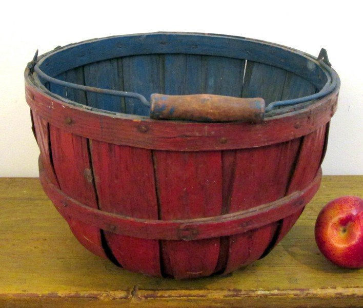 Painted Apple Basket (1 of 8)