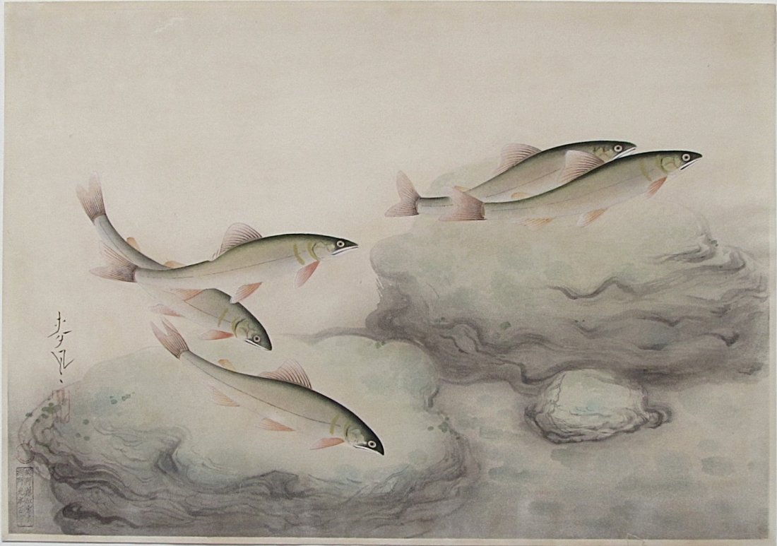 Bakaufu OHNO, Sweetfish, Dai-nippon Gyorui Gashu (1 of 2)