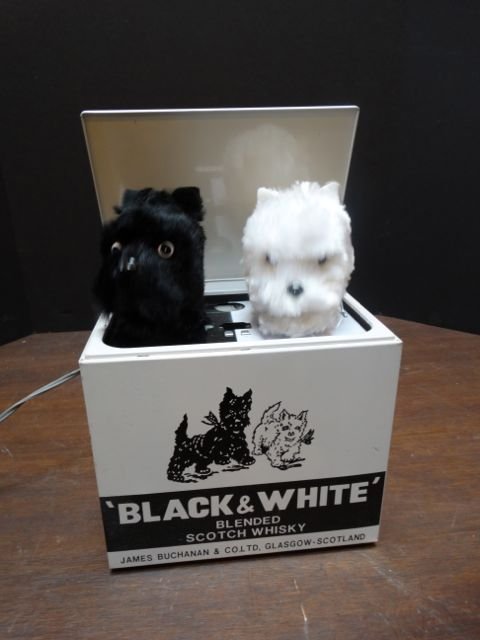 Black and White Pop-Up Scotties Jack-in-the-Box Display (1 of 9)