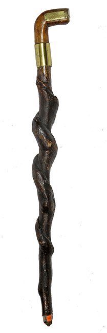 John Bull Cane- Dated 1842- A heavy cane made of a (1 of 1)