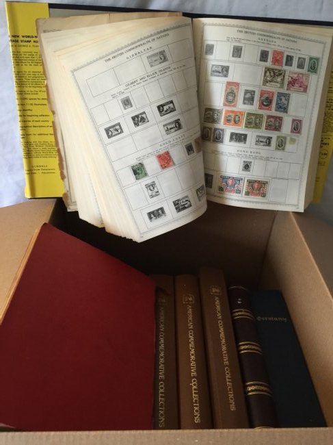 US & WW stamp collections in 7 albums (1 of 1)