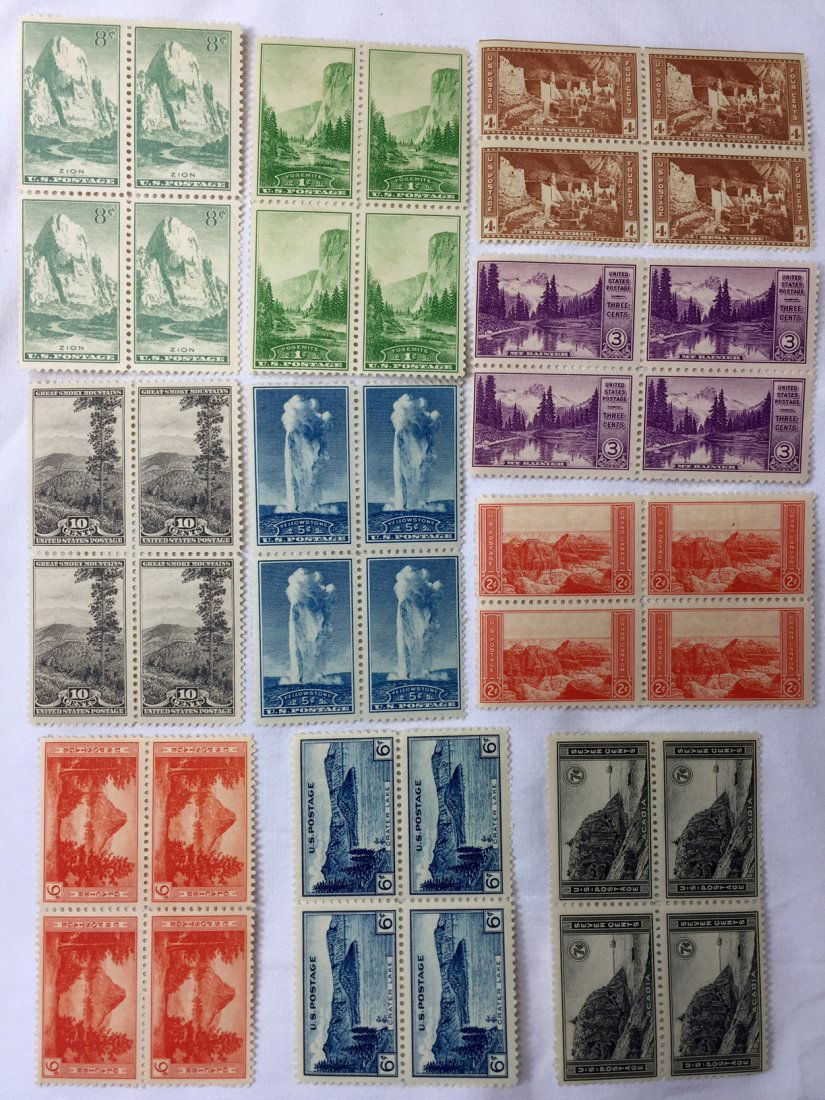 US MNH Stamps Blocks Scott # 740/49 (4 sets). (1 of 2)