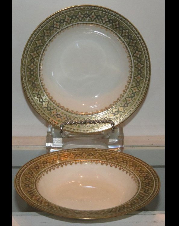 Pair of Unusual Antique Hand Painted Bernardaud Limoges (1 of 4)