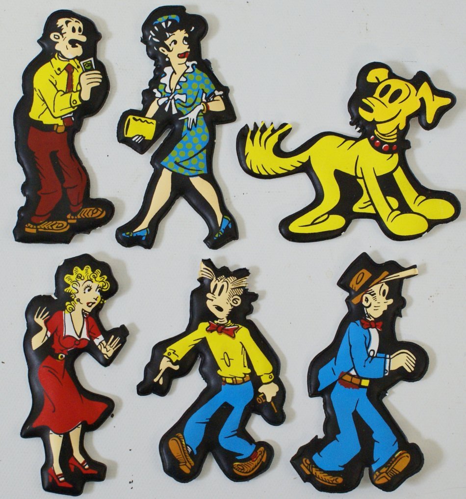 Vintage 1974 Lot of 6 Blondie Puffy Refrigerator (1 of 1)