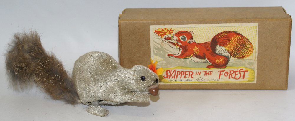 Vintage Mechanical Wind-up SKIPPER IN THE FOREST (1 of 2)