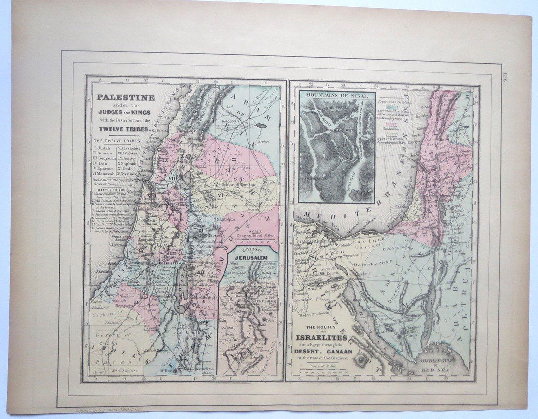 Palestine under the Judges and Kings by Mitchell (1 of 4)