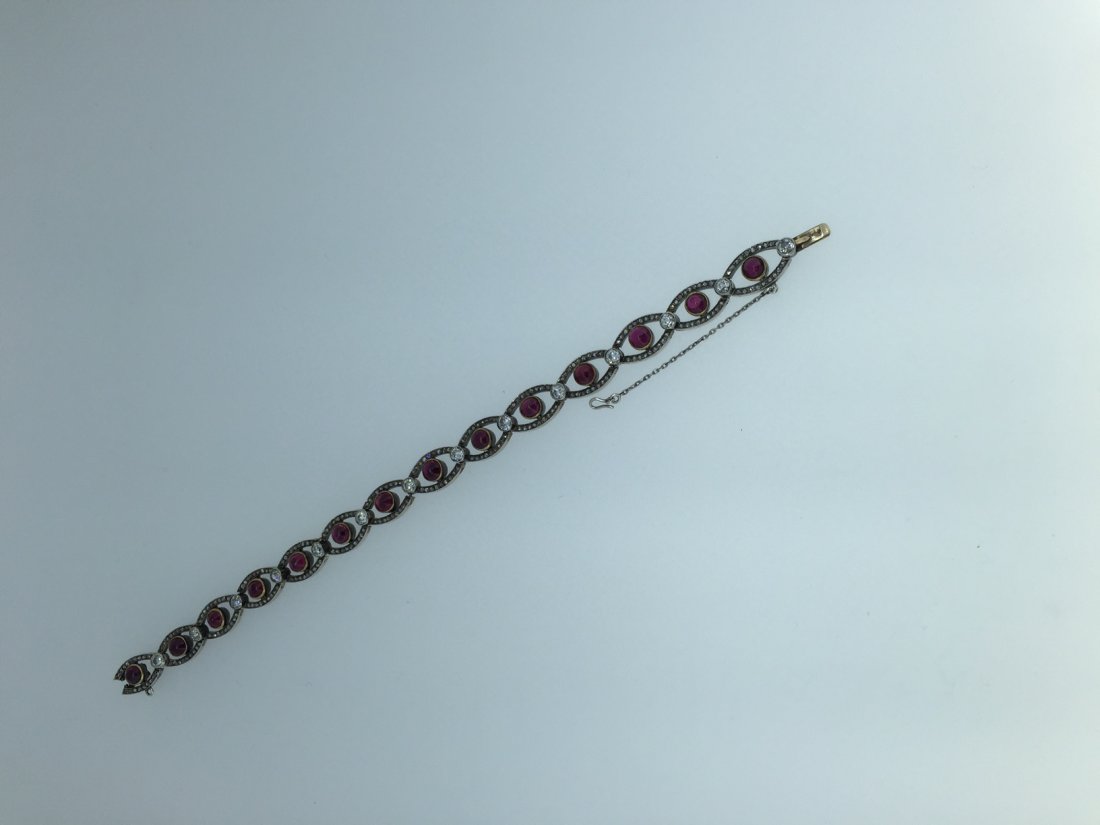 Antique ruby bracelet (1 of 6)