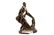 decorative bronze sculpture on marble base