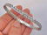 VINTAGE 1.50ct DIAMOND 2 ROW TENNIS STYLE BRACELET 1960 - 2