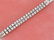 VINTAGE 1.50ct DIAMOND 2 ROW TENNIS STYLE BRACELET 1960 - 4