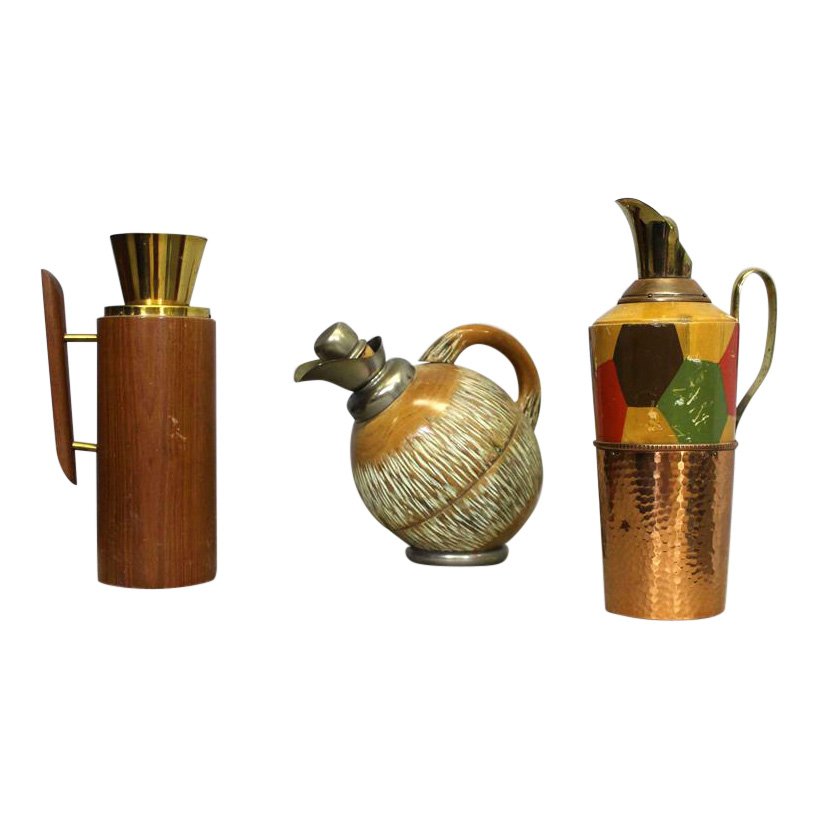 3 Krafts by Aldo Tura: Kraft 1Height: 11" Diameter: 4" Kraft 2 Height: 12" Diameter: 3.5" Kraft 3 Height: 9" Diameter: 3.5" Measurement This item ships from the greater Philadelph