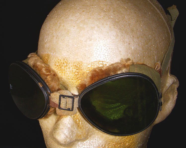 WWII US Army Mountain Troops Snow Goggles in Case (1 of 5)