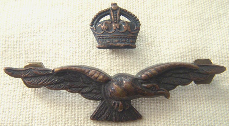 WWII RAAF (Royal Australian Air Force) Sleeve Eagle and (1 of 2)