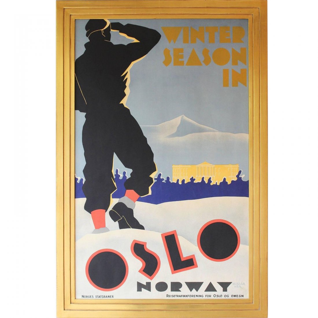 Norwegian Ski Poster (1 of 4)