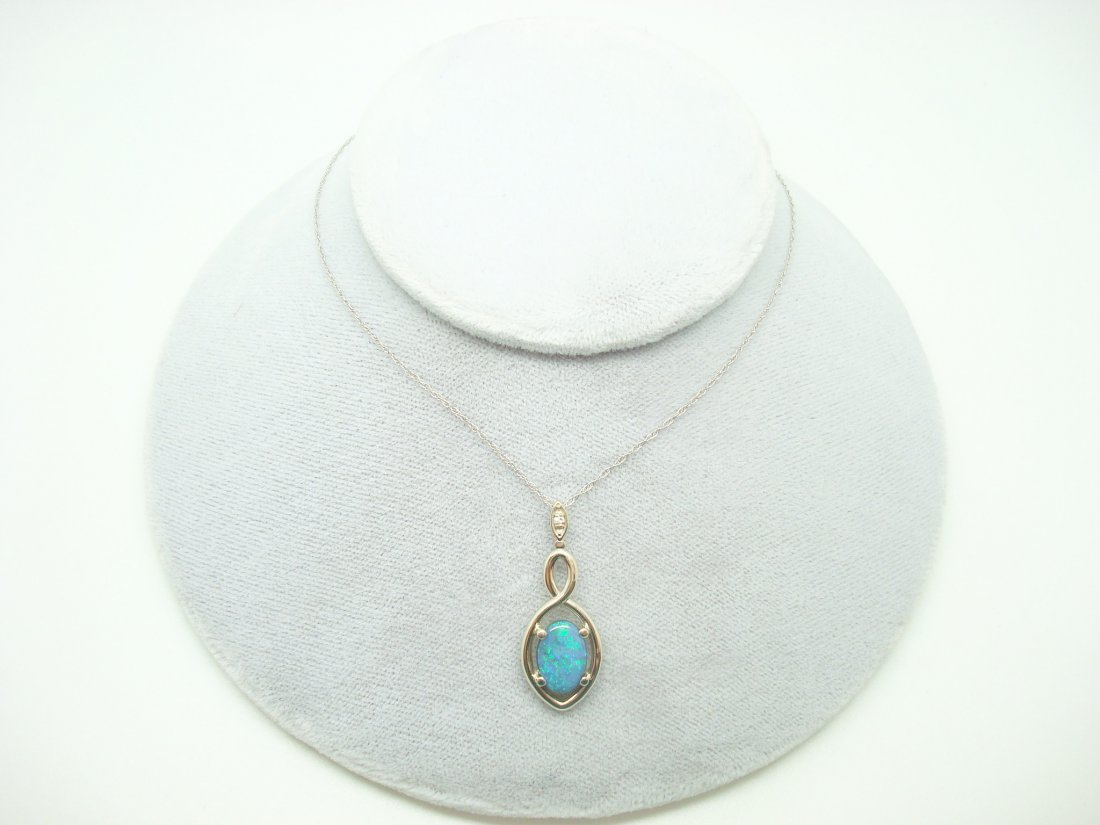 14K Black Opal Pendant (1 of 9)