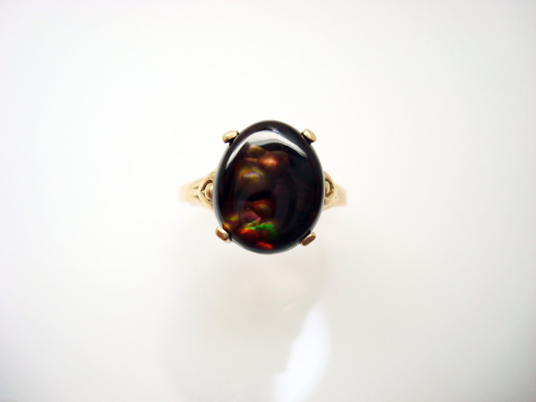 14K Fire Agate Ring (1 of 7)