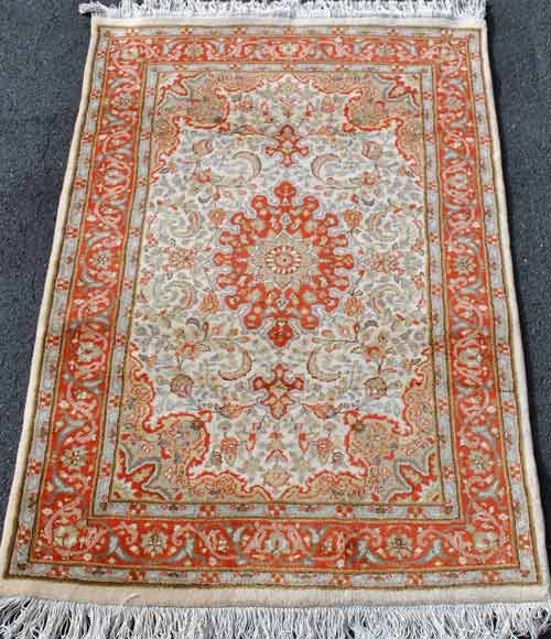 VERY BEAUTIFUL AND UNIQUE TABRIZ DESIGN RUG 4' X 6'1" (1 of 4)