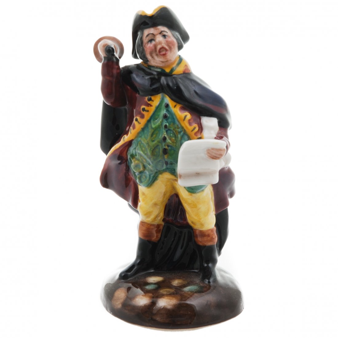 Royal Doulton Figurine Town Crier, HN3261, H. 4", (1 of 1)