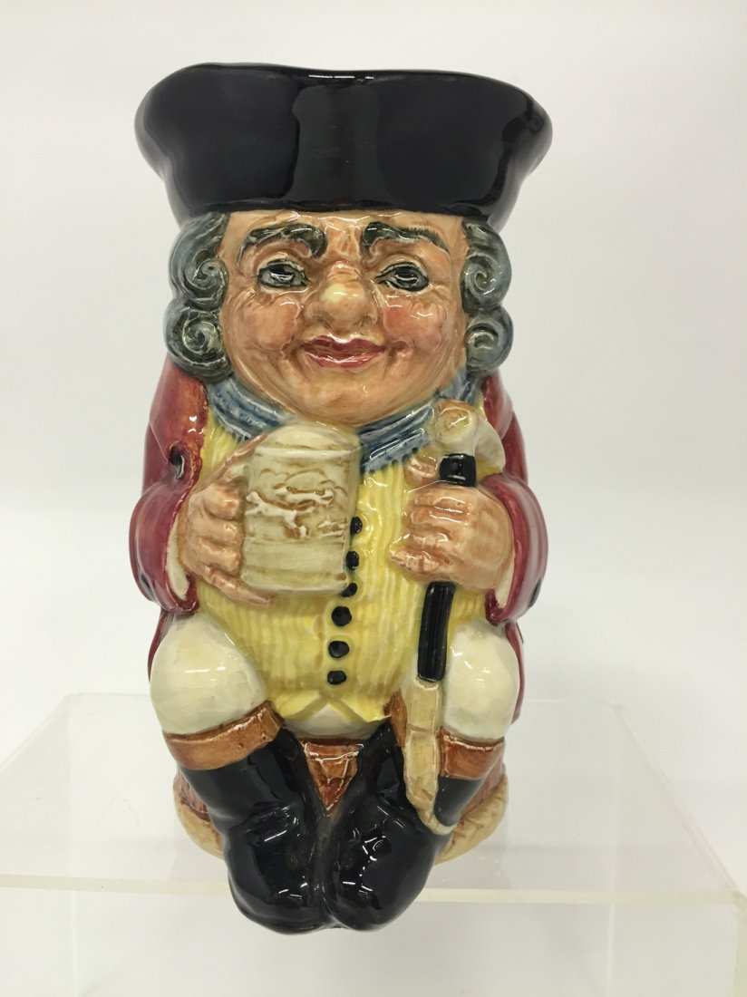 Royal Doulton Toby Jug Jolly Toby, D6109, H. 6.5" (1 of 2)