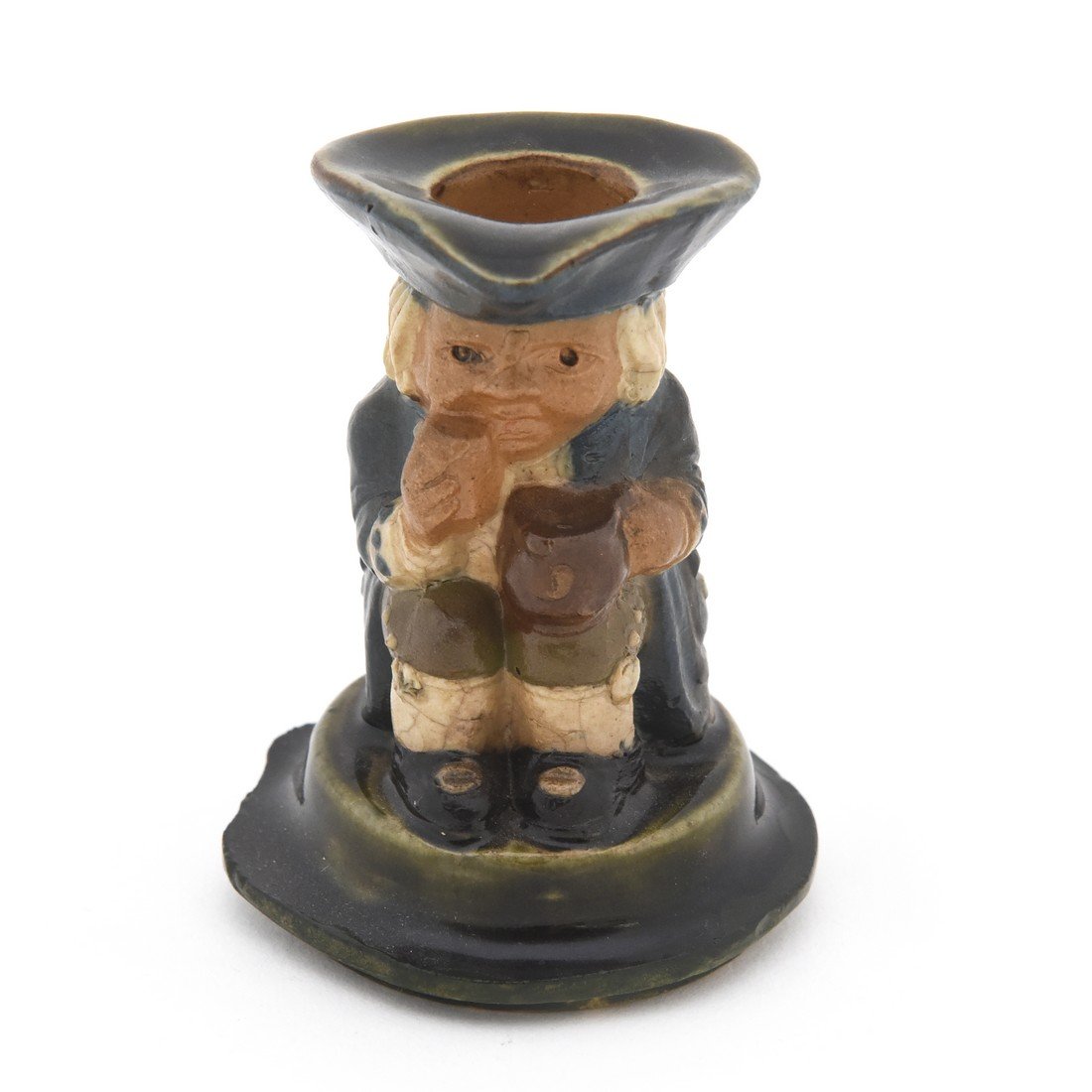 Royal Doulton Simeon Seated Toby Candlestick Holder, H. (1 of 1)