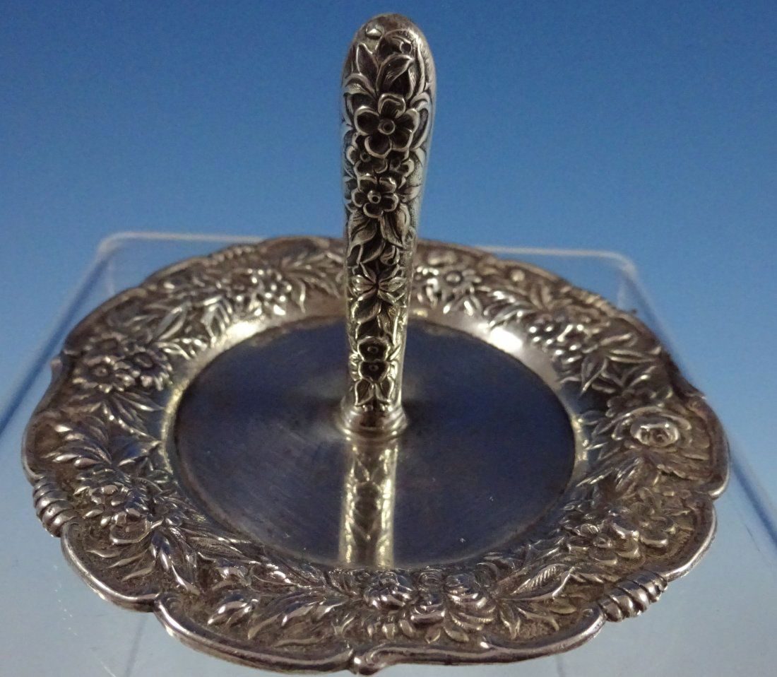 Kirk Repousse sterling ring stand jewelry tray (1 of 3)