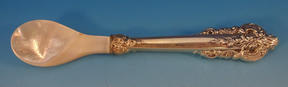 Grande Baroque by Wallace sterling caviar spoon (1 of 1)