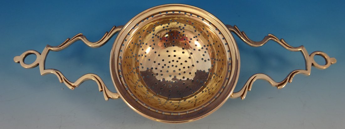 Black Starr & Gorham sterling over cup Tea Strainer (1 of 4)