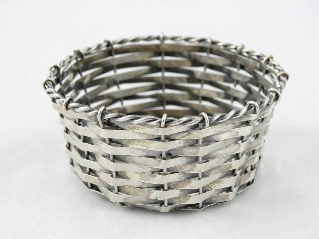 Buccellati Sterling Silver Woven Basket (1 of 5)