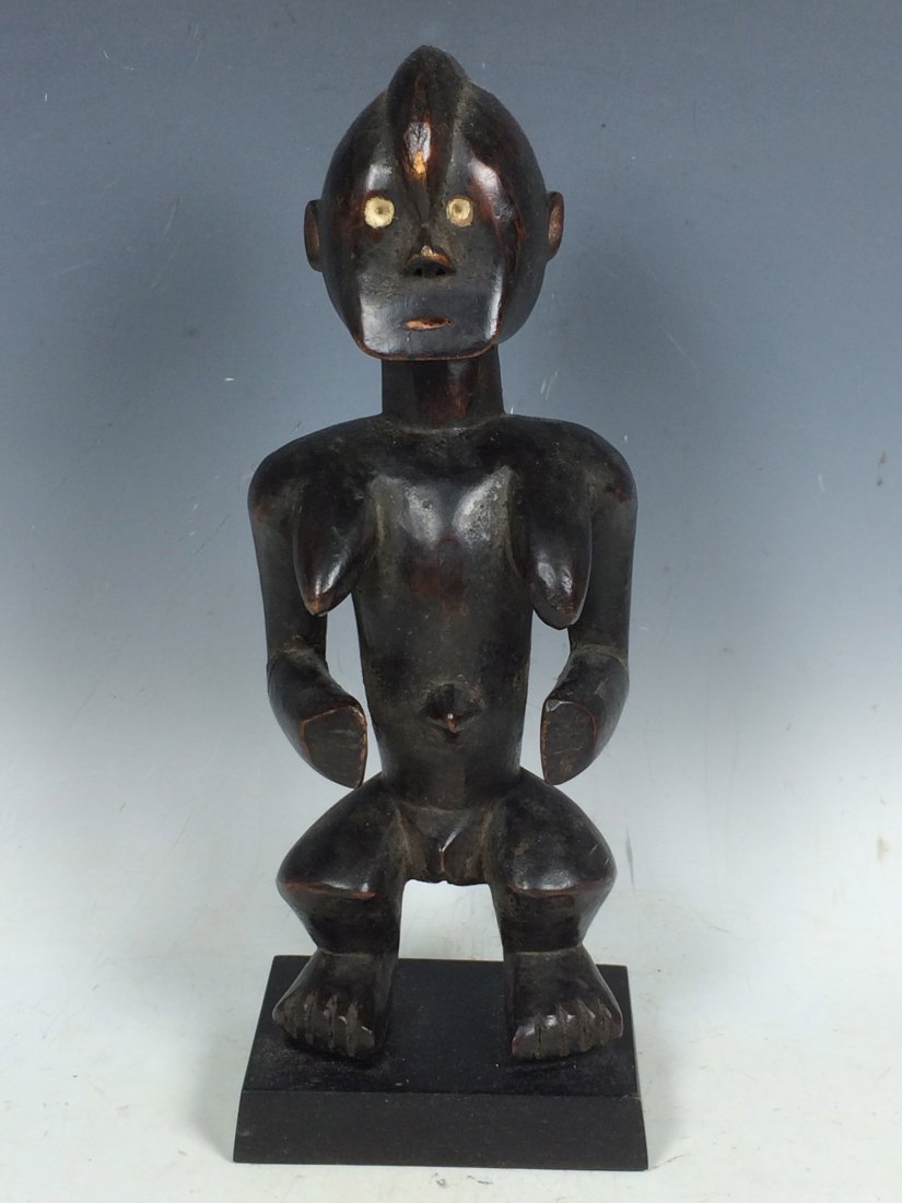 Carved Wooden Fang Statue (1 of 5)