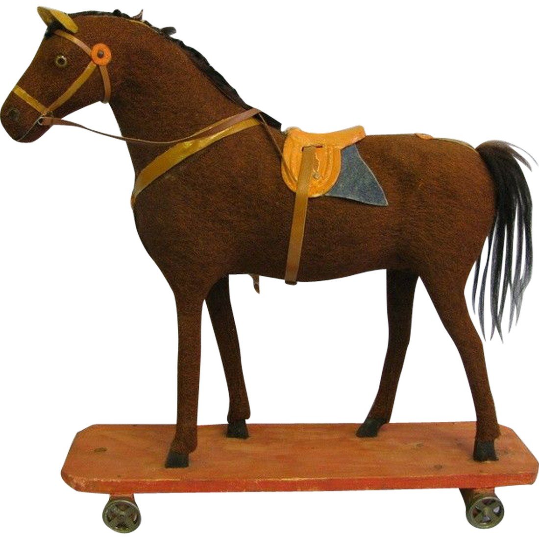 Early English Horse on Platform Pull Toy In Amazing (1 of 8)