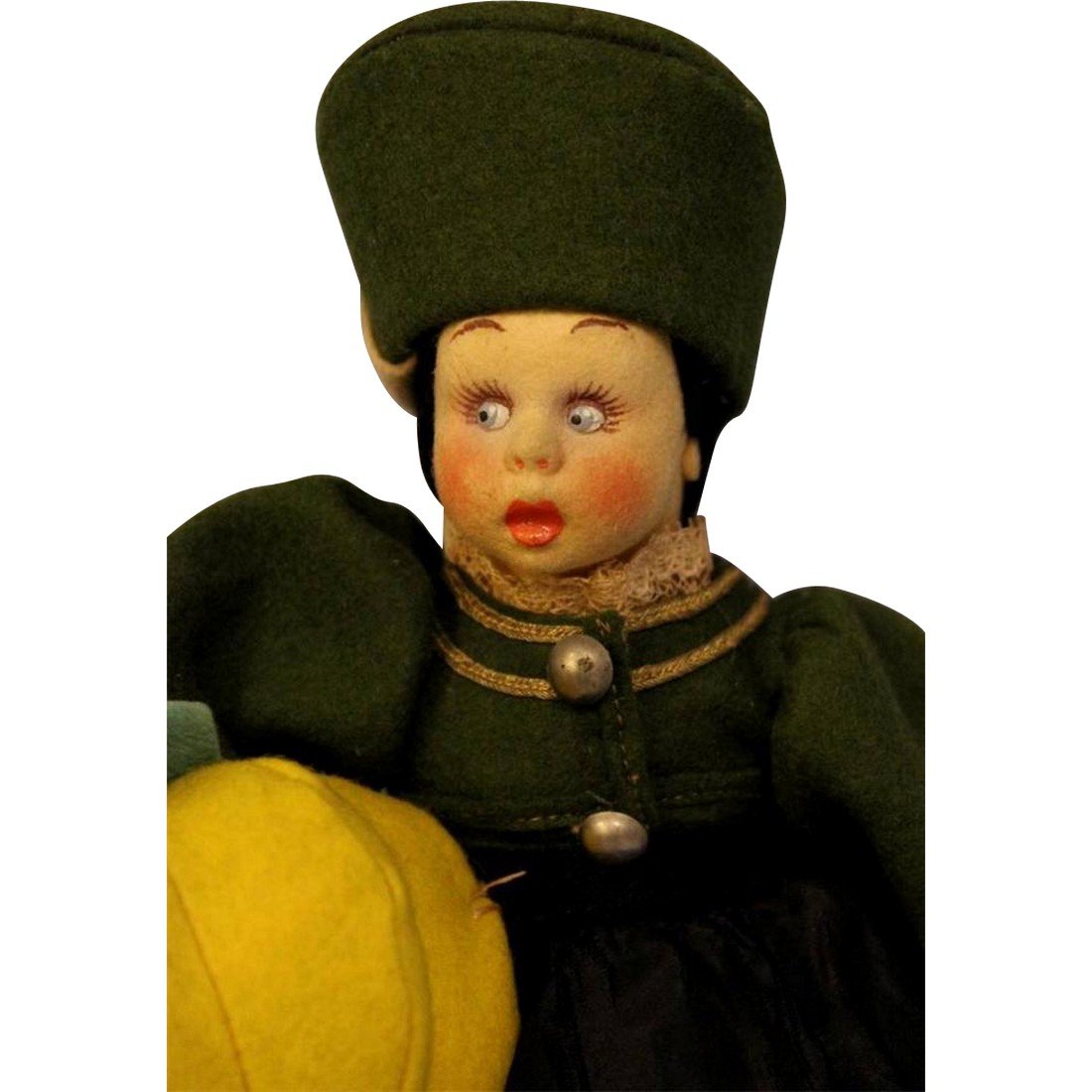 8.5" Antique Lenci Miniature Doll c1930 Abrizzi, Italy (1 of 9)