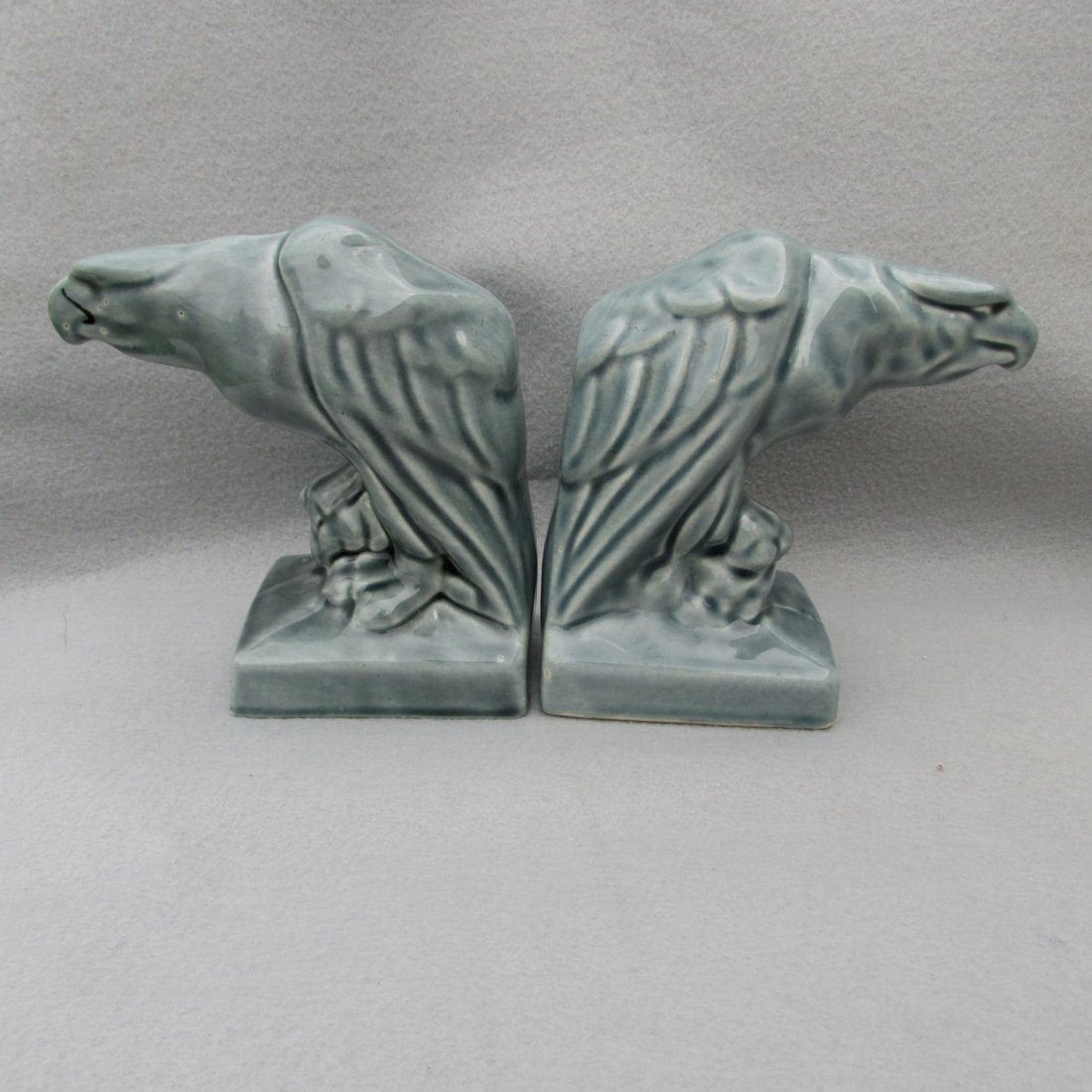 Antique Art Deco Bald Eagle Bookends (1 of 5)