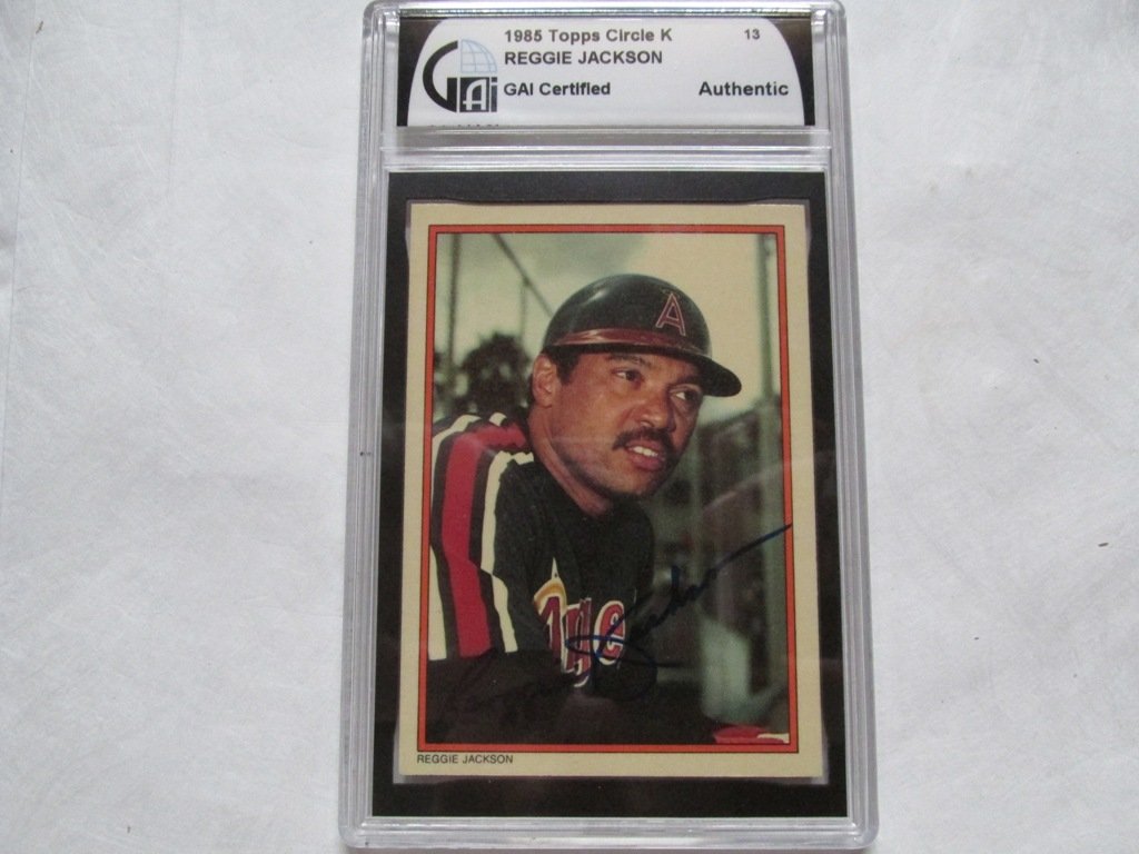 Reggie Jackson Autographed card (1 of 1)