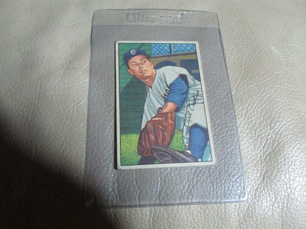 1952 Bowman Carl Erskine card (1 of 2)