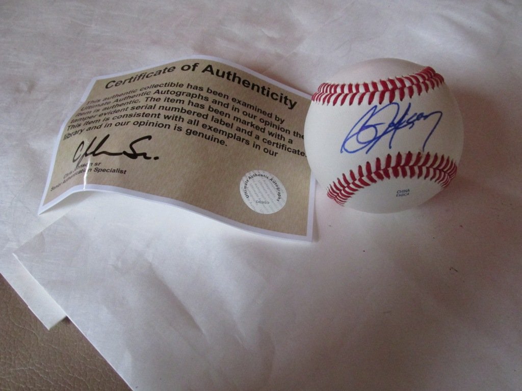 Bo Jackson Autographed/signed baseball (1 of 1)