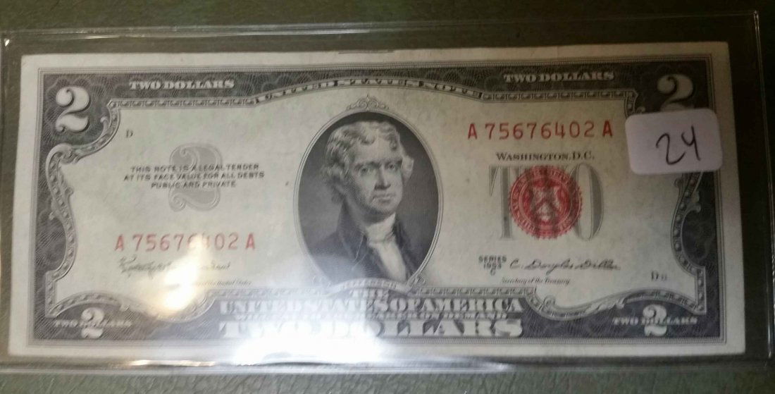 $2.00 RED SEAL 1953C NICE PROBLEM FREE NOTE (1 of 1)