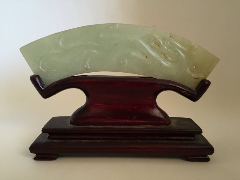Chinese Arched Jade Carving (1 of 6)